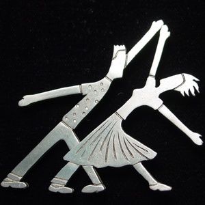COPY - 🆕 '50s Dance Couple' Pin Brooch